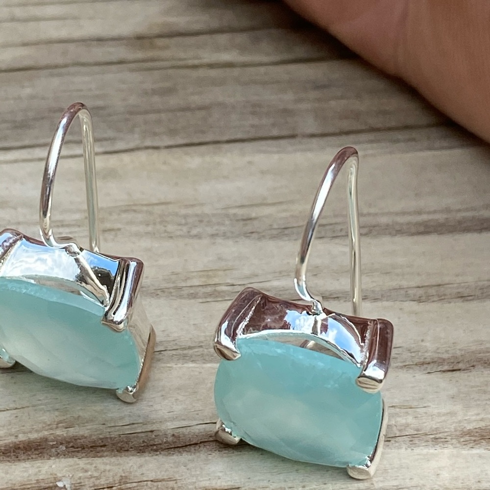 Chalcedony earrings